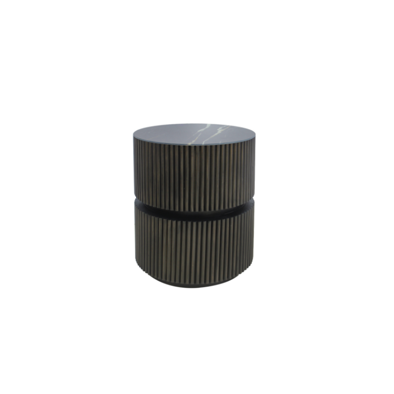 Valencia Black Round Lamp Table