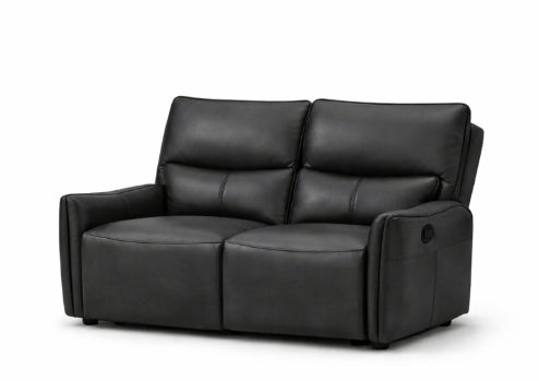 Ruth Manual Leather Recliner – 2-Seater