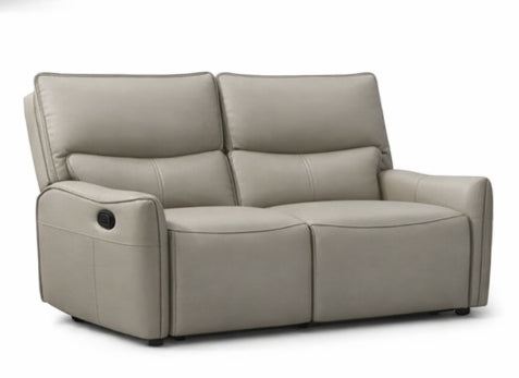 Ruth Manual Leather Recliner – 2-Seater