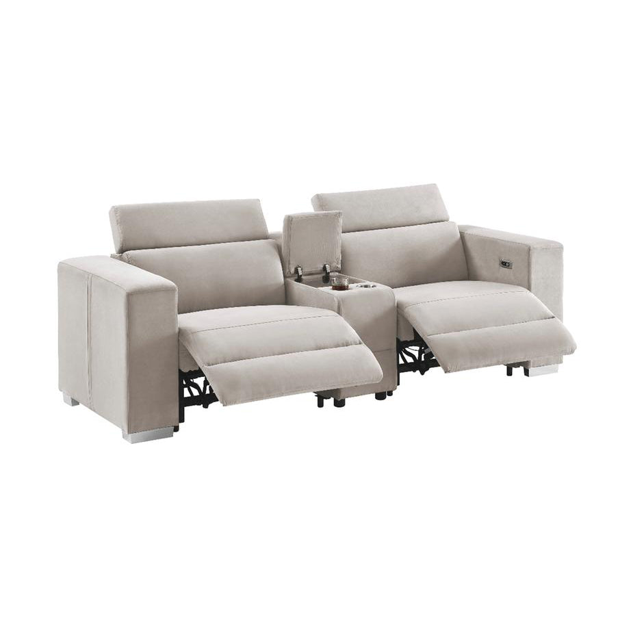 Tripoli Fabric 3+2 Seater Lounge with Electric Recliners