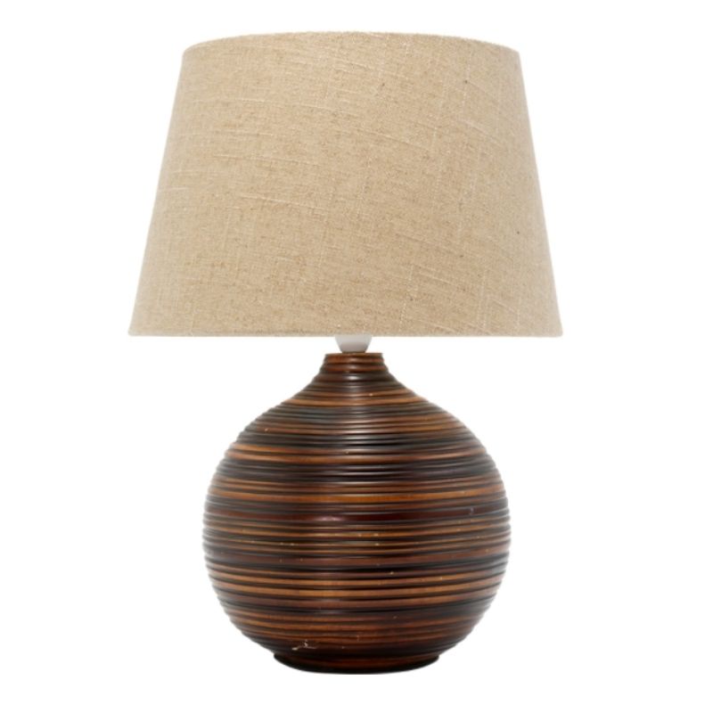 Table Lamp with Shade- Bamboo