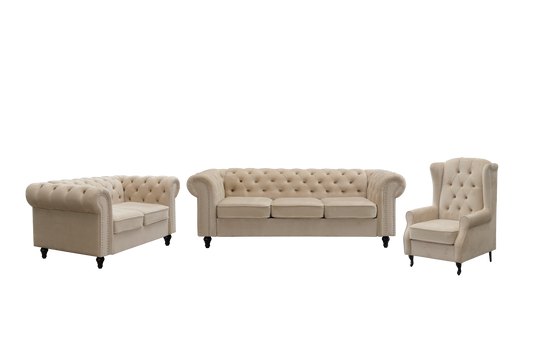 Toronto Velvet Fabric Lounge