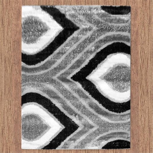 Luxury Shaggy 1204 Grey Rug