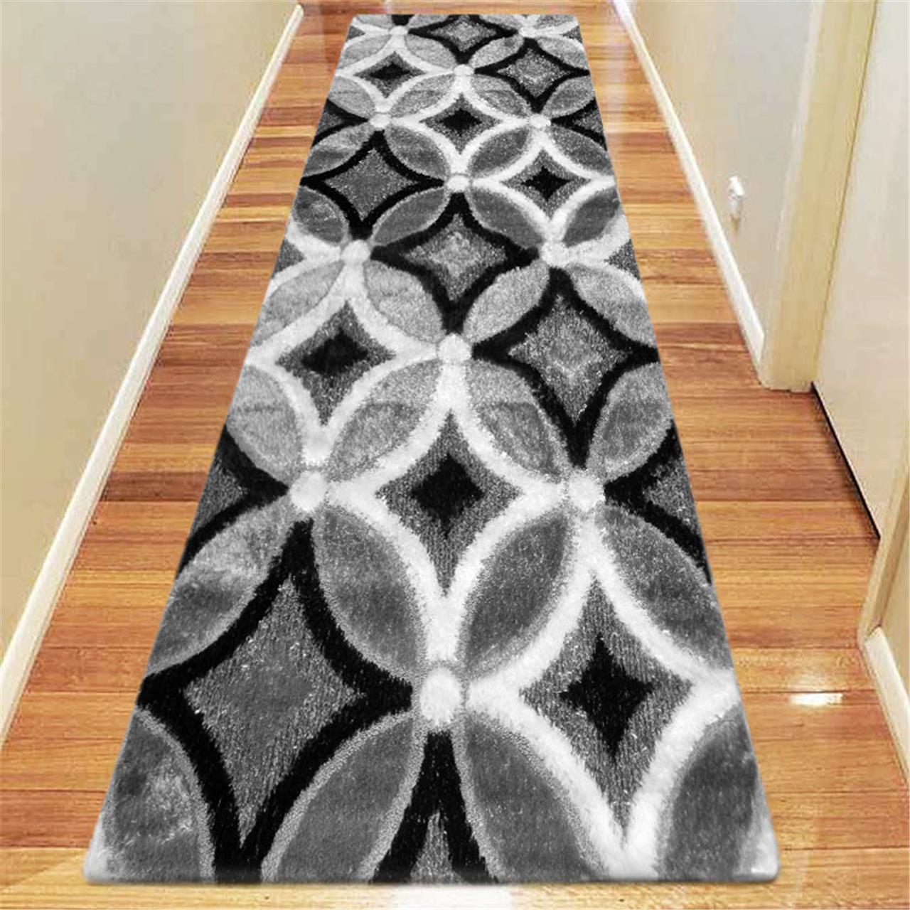 Luxury Shaggy 6048 Grey Rug