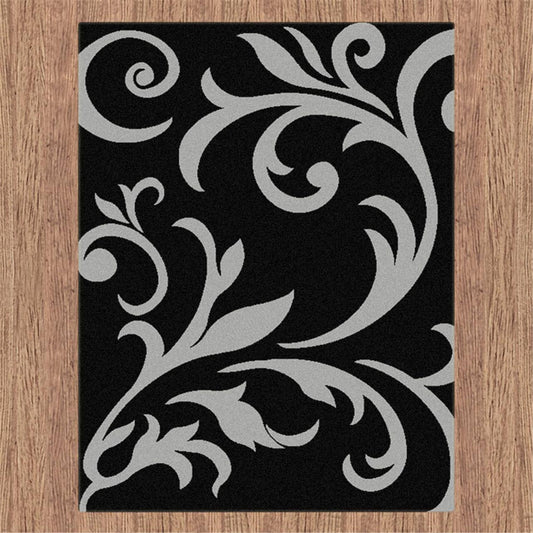 RUBY - 6223 Black Rug