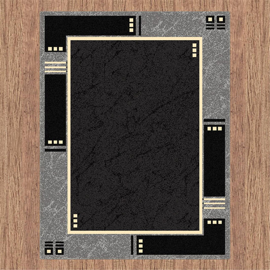 RUBY - 6336 Black Rug