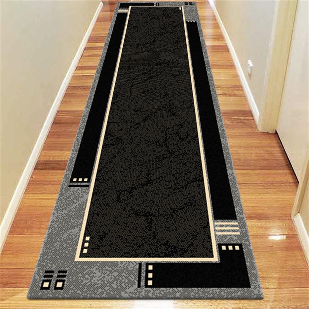 RUBY - 6336 Black Rug