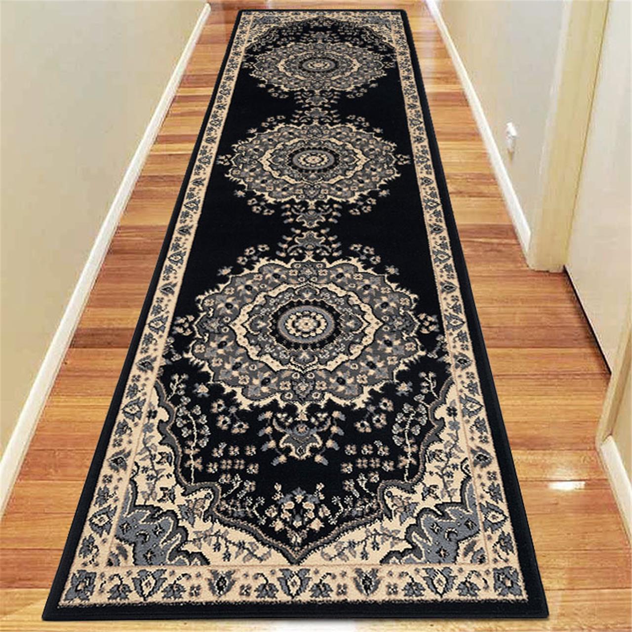 RUBY - 3104 Black Rug