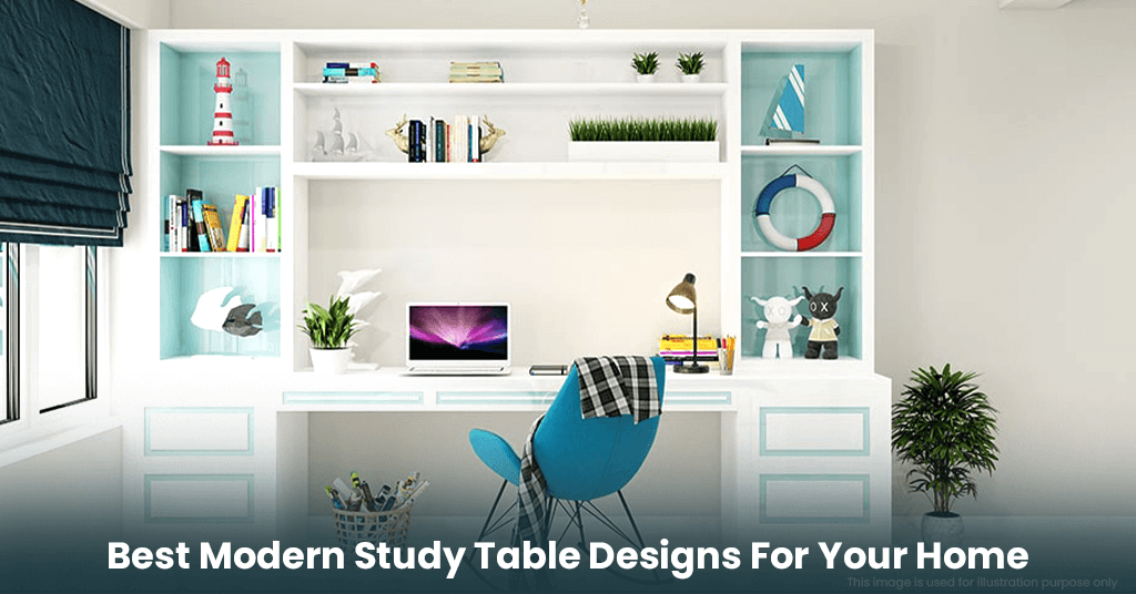 Traditional and modern study tables from Half Price Furniture, including floating desks, writing desks, corner tables, TV cabinet cum study tables, and executive designs — perfect for stylish and functional workspaces.