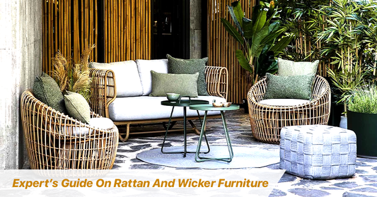 Rattan and wicker furniture from Half Price Furniture — including indoor and outdoor pieces, sofas, and armchairs. Crafted from durable rattan and wicker materials for stylish, natural-inspired home decor.