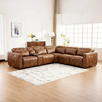 Nadal Leather Lounge with Electric Recliners