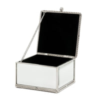 Silver String Mirror Box