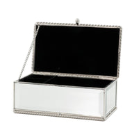 Silver String Mirror Box