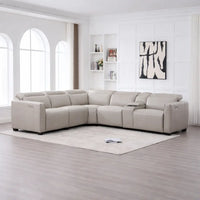 Nadal Leather Lounge with Electric Recliners