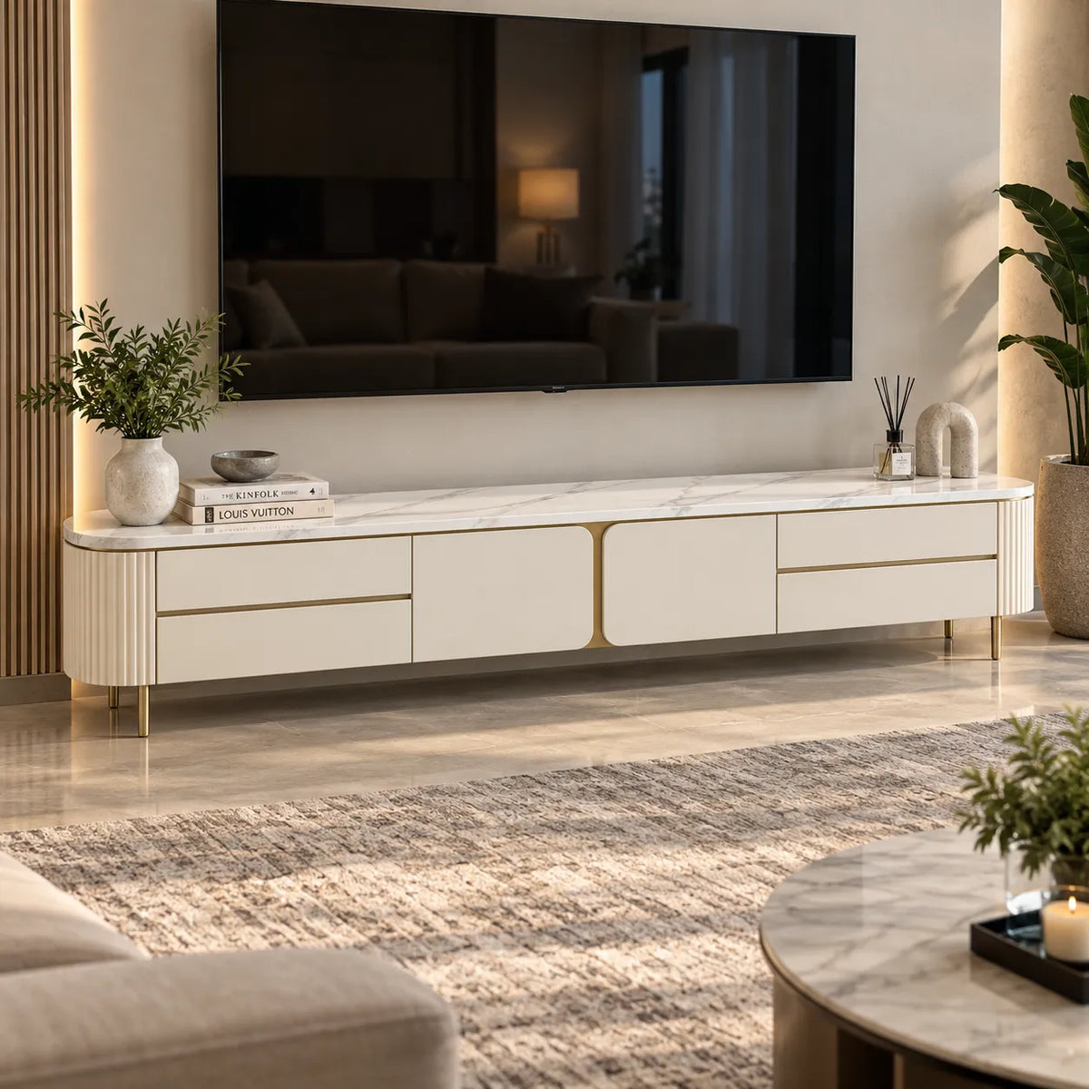 210 DORIS TV UNIT 200CM