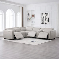 Nadal Leather Lounge with Electric Recliners