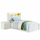 Alpha Gloss White Bed