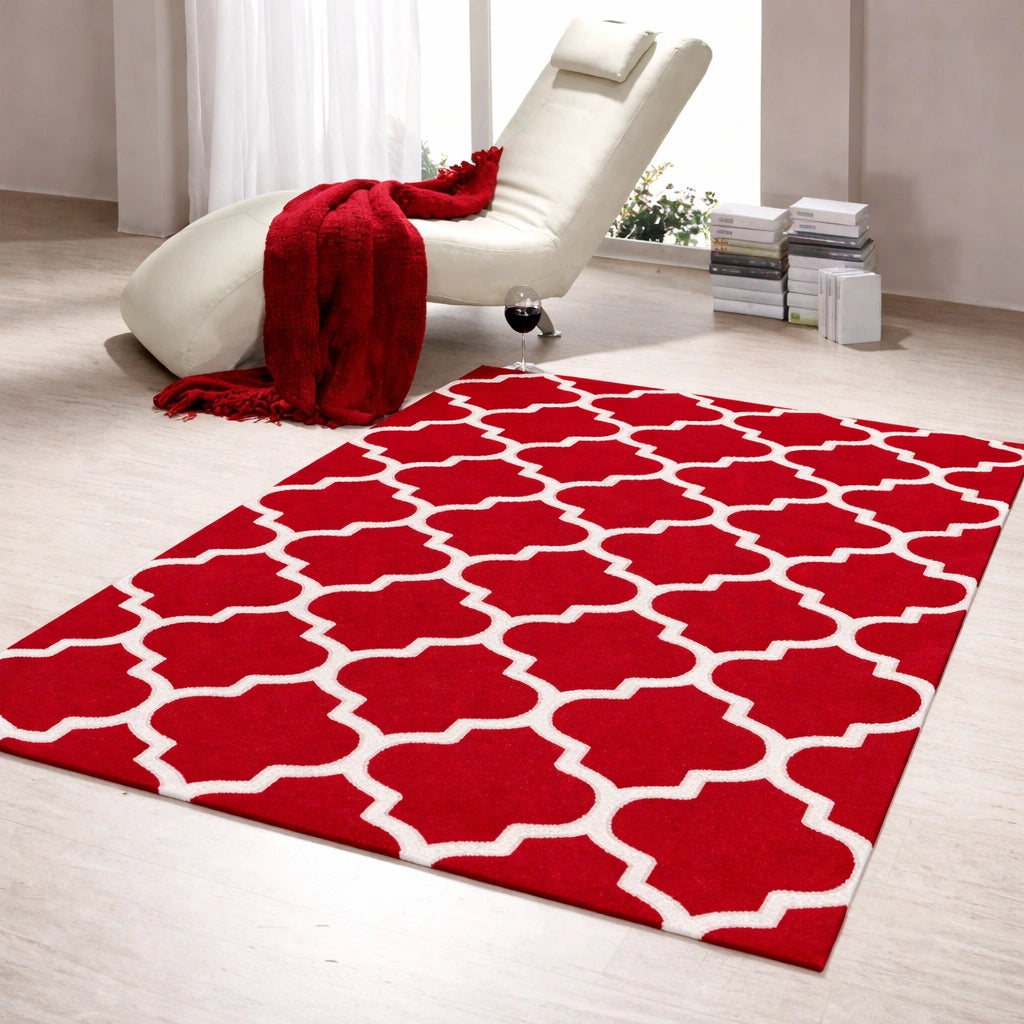 Aspen 742 Red Rug