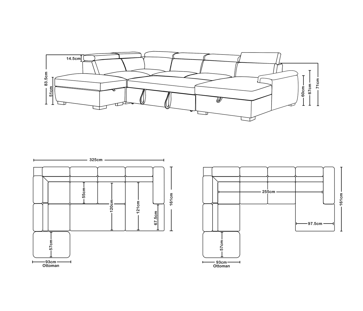 Barossa Pull Out Sofa Bed