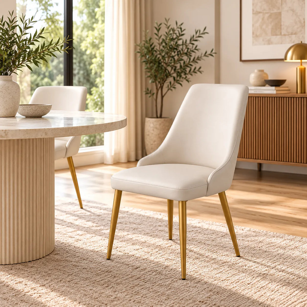 RUSE 967 CHAIR with GOLD LEGS