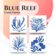 Blue Reef Coral Frame