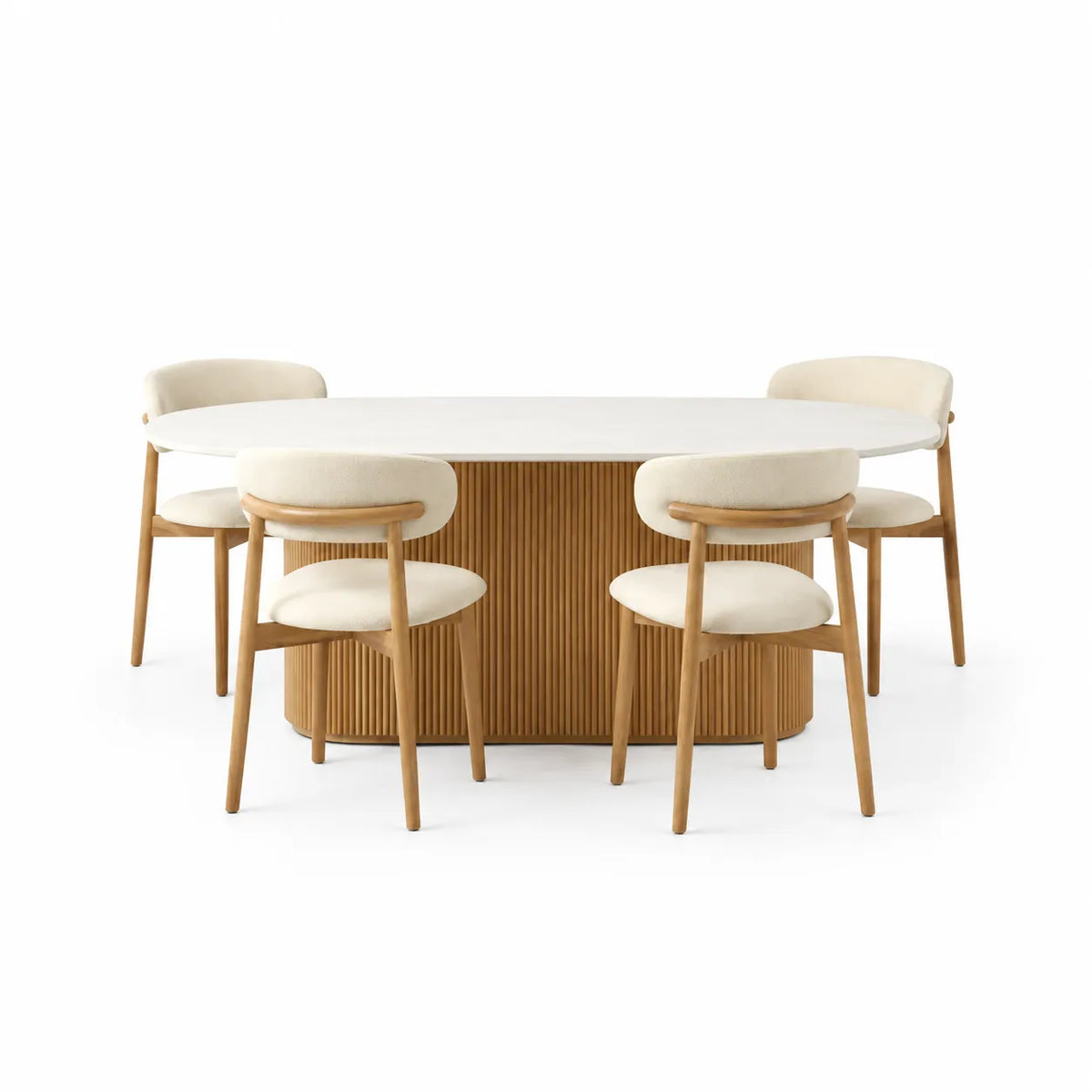 COOPER RIBBED DINING SETTING