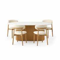 COOPER RIBBED DINING SETTING