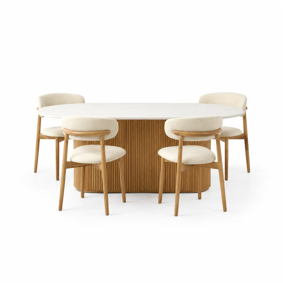 COOPER RIBBED DINING SETTING
