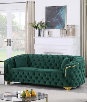 Crown Velvet 3 Seater LOUNGE
