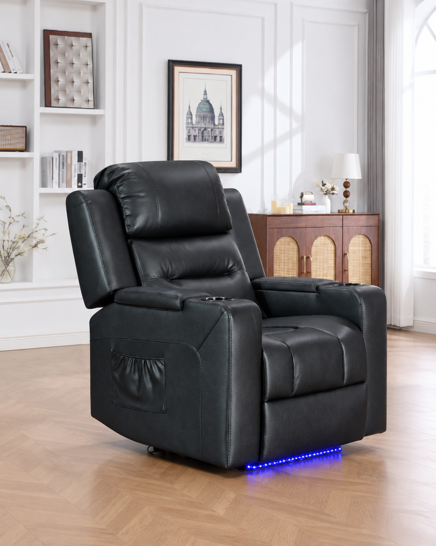 LUXIMO LEATHER Single Seater Electric Recliner
