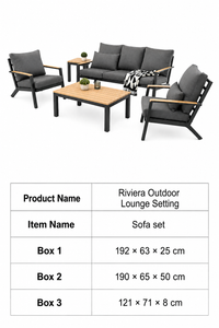 Riviera Outdoor Lounge Setting