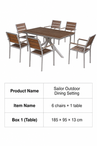 Sailor Outdoor Dining Setting