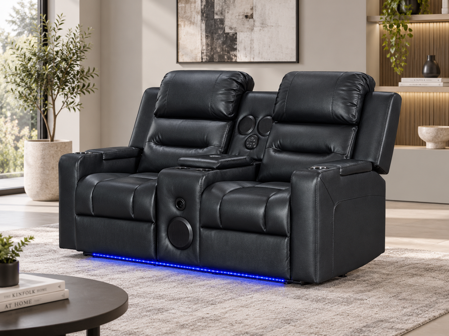 LUXIMO LEATHER 2-Seater Electric Recliner