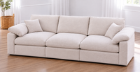 EILISH 3 SEATER Fabric Lounge