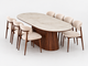 Ollie Contemporary Dining Setting 220 cm