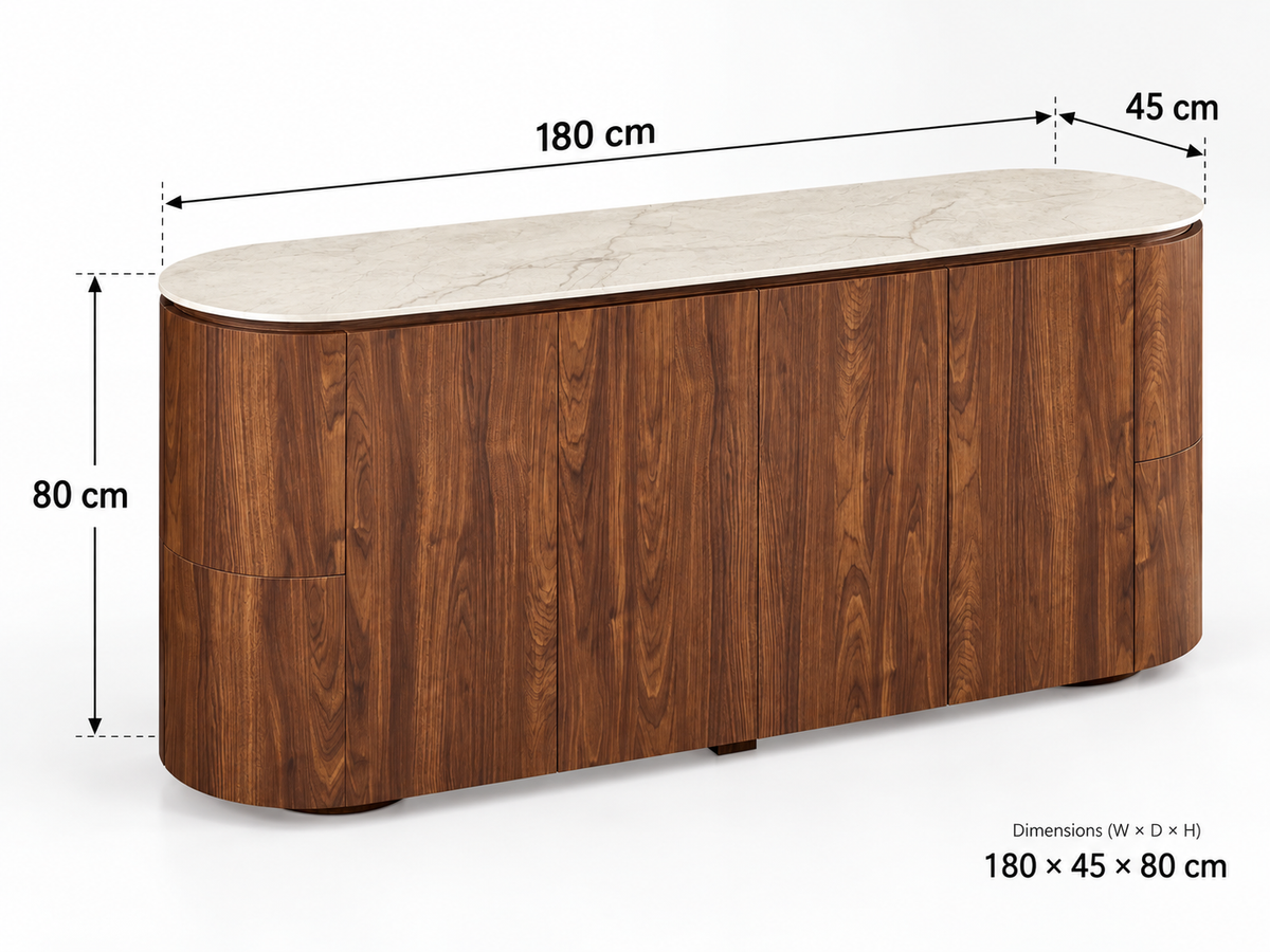 Ollie Contemporary Sideboard 180cm
