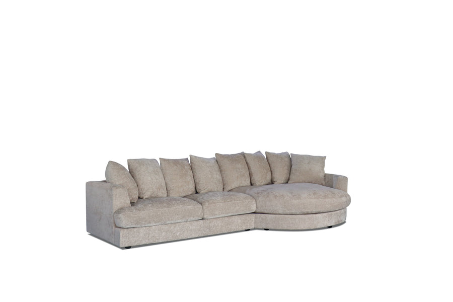 Clara Curved Chaise Lounge