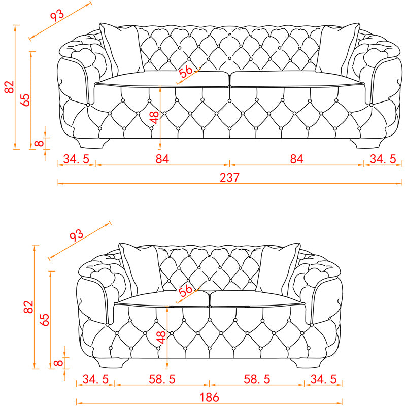 Crown Beige Lounge with velvet upholstery and durable support, enhancing a stylish living area.
