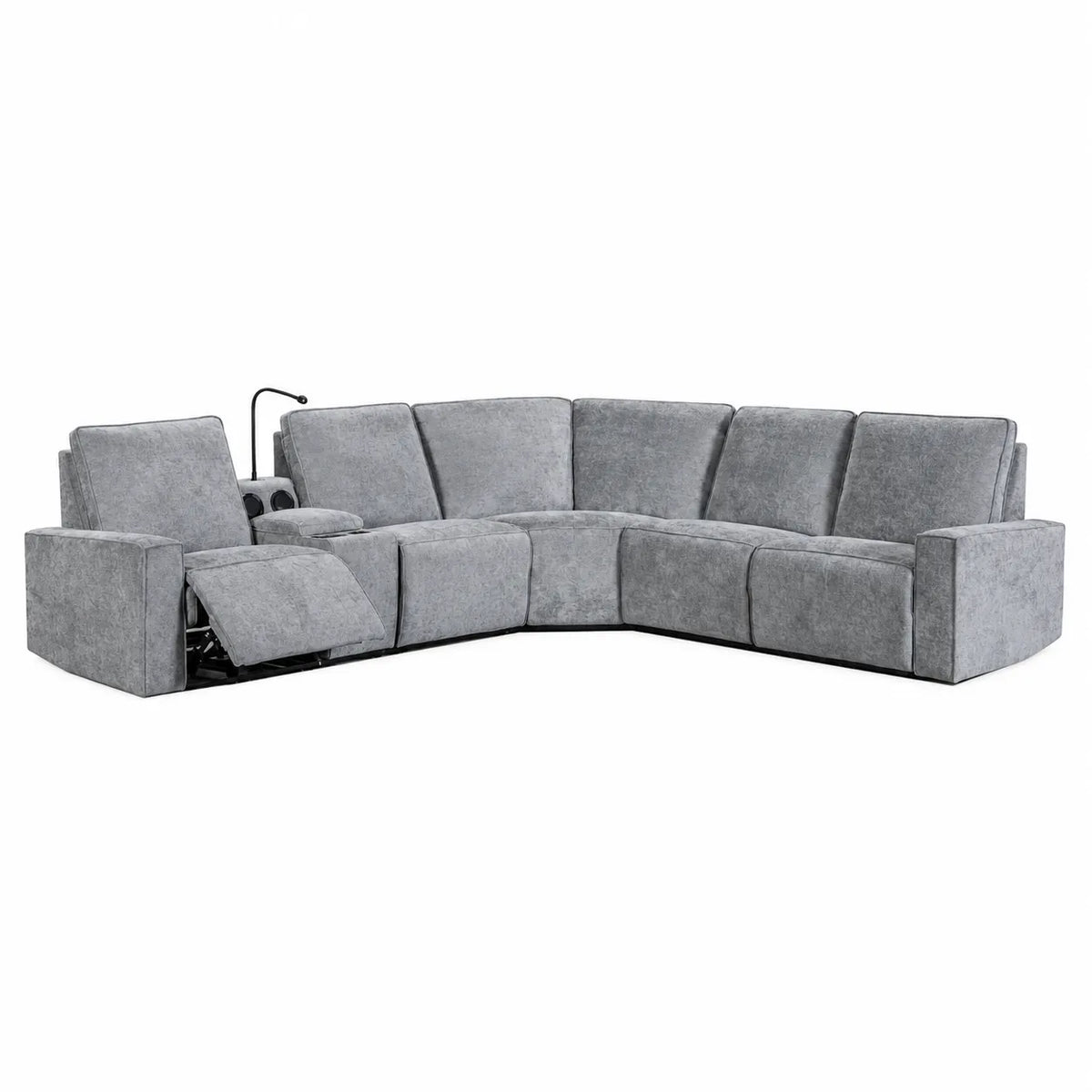 Vibe Modular Lounge With Electric Recliners And Speakers