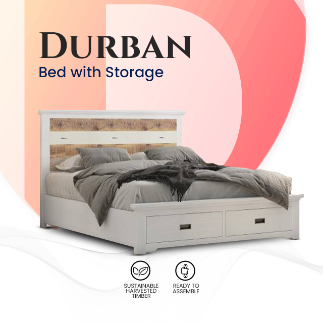 Durban Bed with Storage