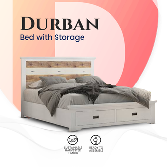 compare product Durban Bed with Storage