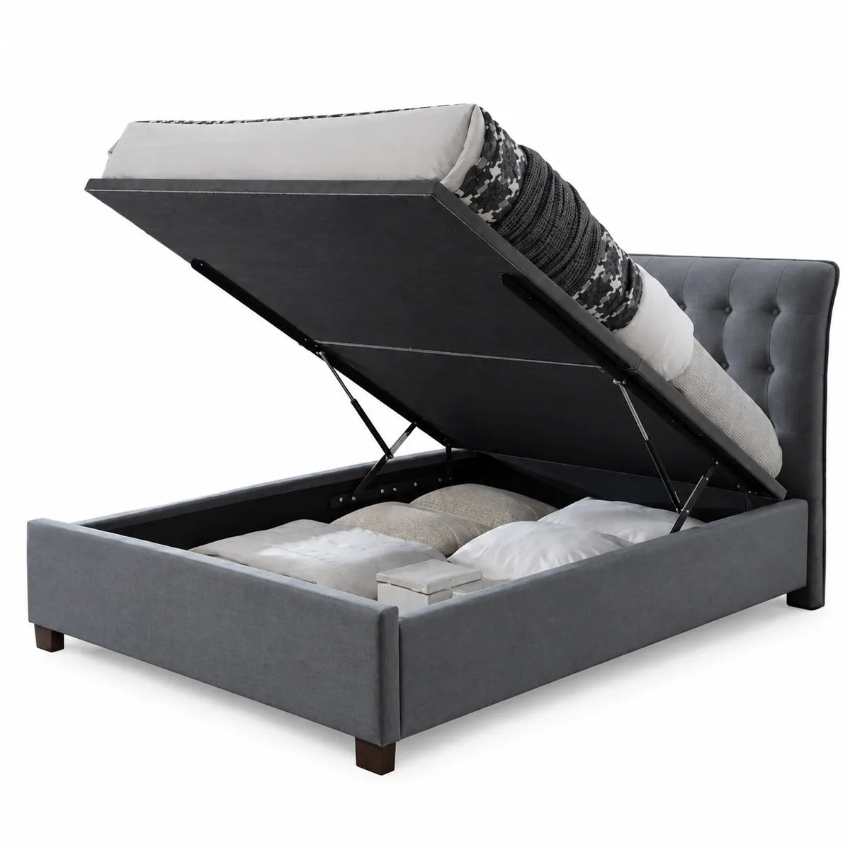Leo King Bed with Front Gas Lift