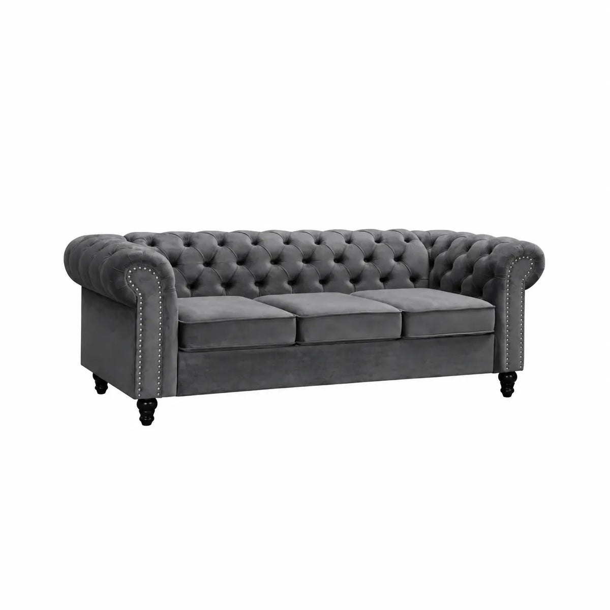 Toronto Velvet Fabric Lounge – 3-Seater
