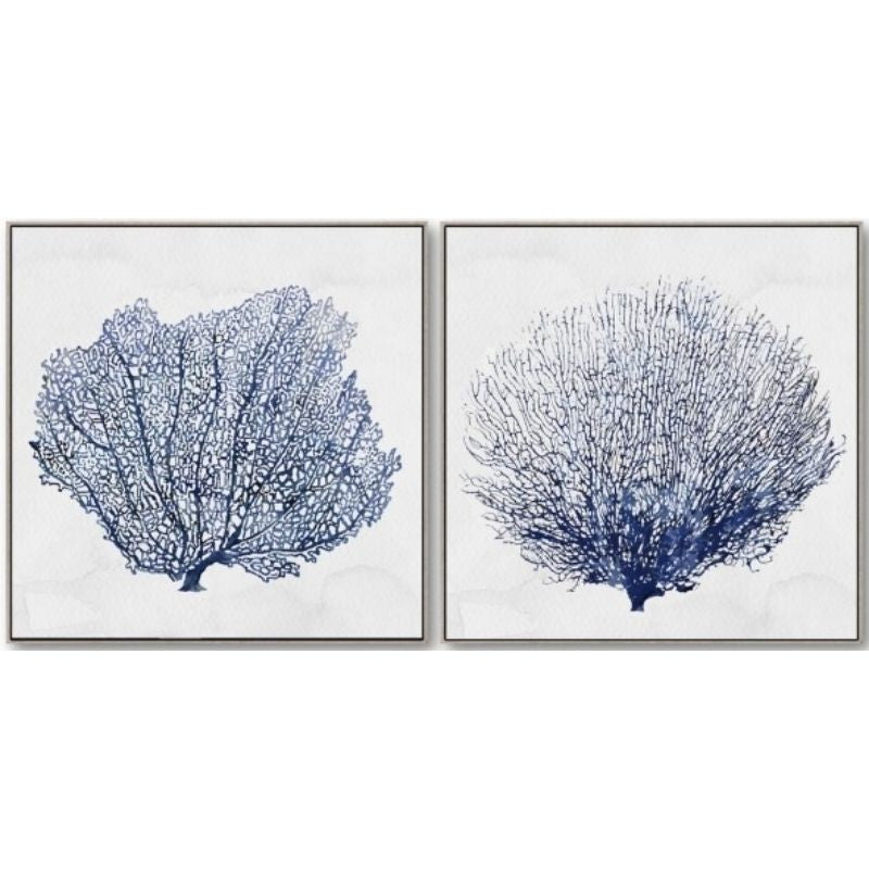 Coral Canvas Framed 84CM
