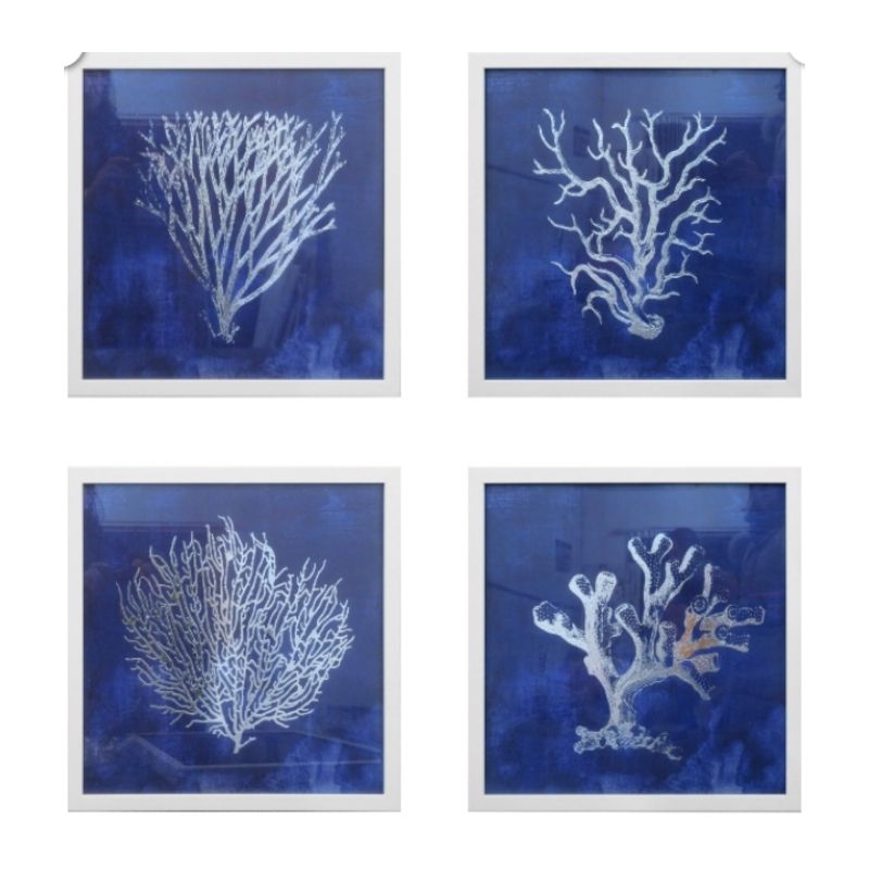 White Coral Wall Art