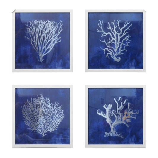 White Coral Wall Art