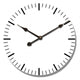 White Wall Clock 80cm
