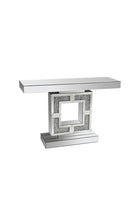 Hydro Glass Console Table Contemporary Entryway