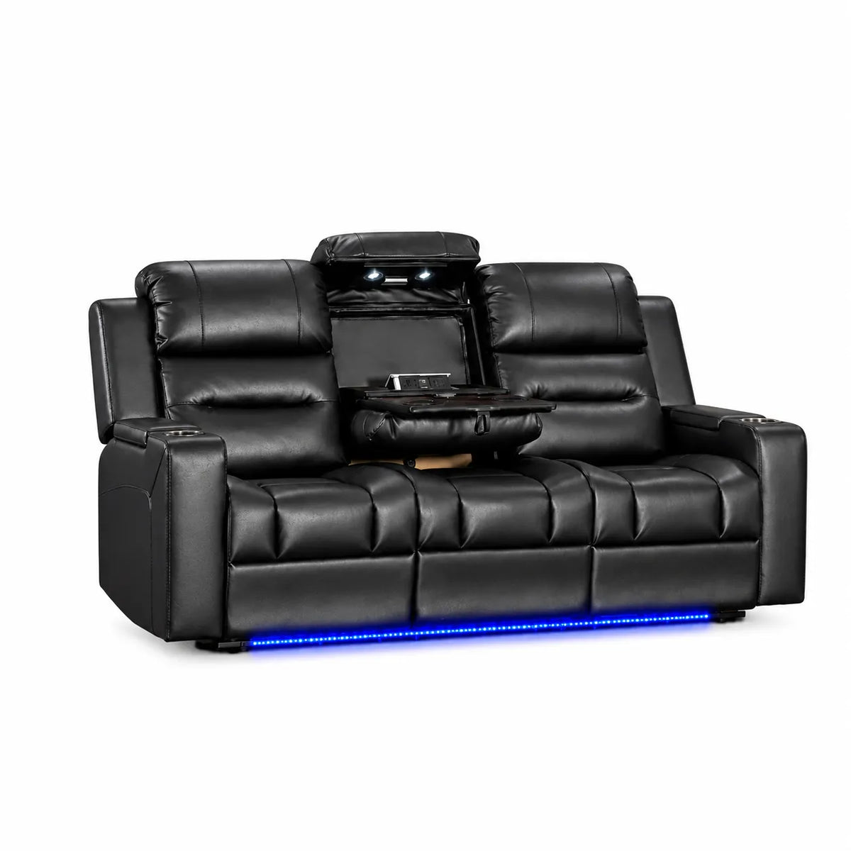 LUXIMO  LEATHER 3 Seater Electric Recliner