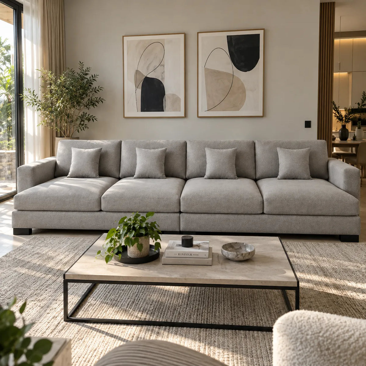 Cooper Deep Seating Lounge with Ottoman
